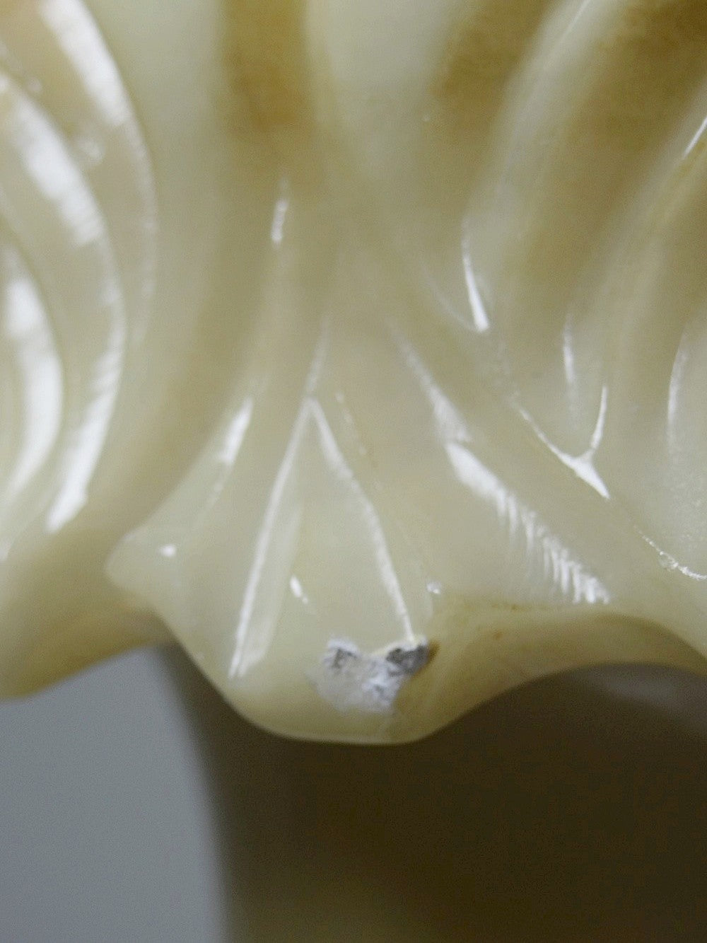 Vintage Medici Vase Alabastermarmor gelb Dekoration