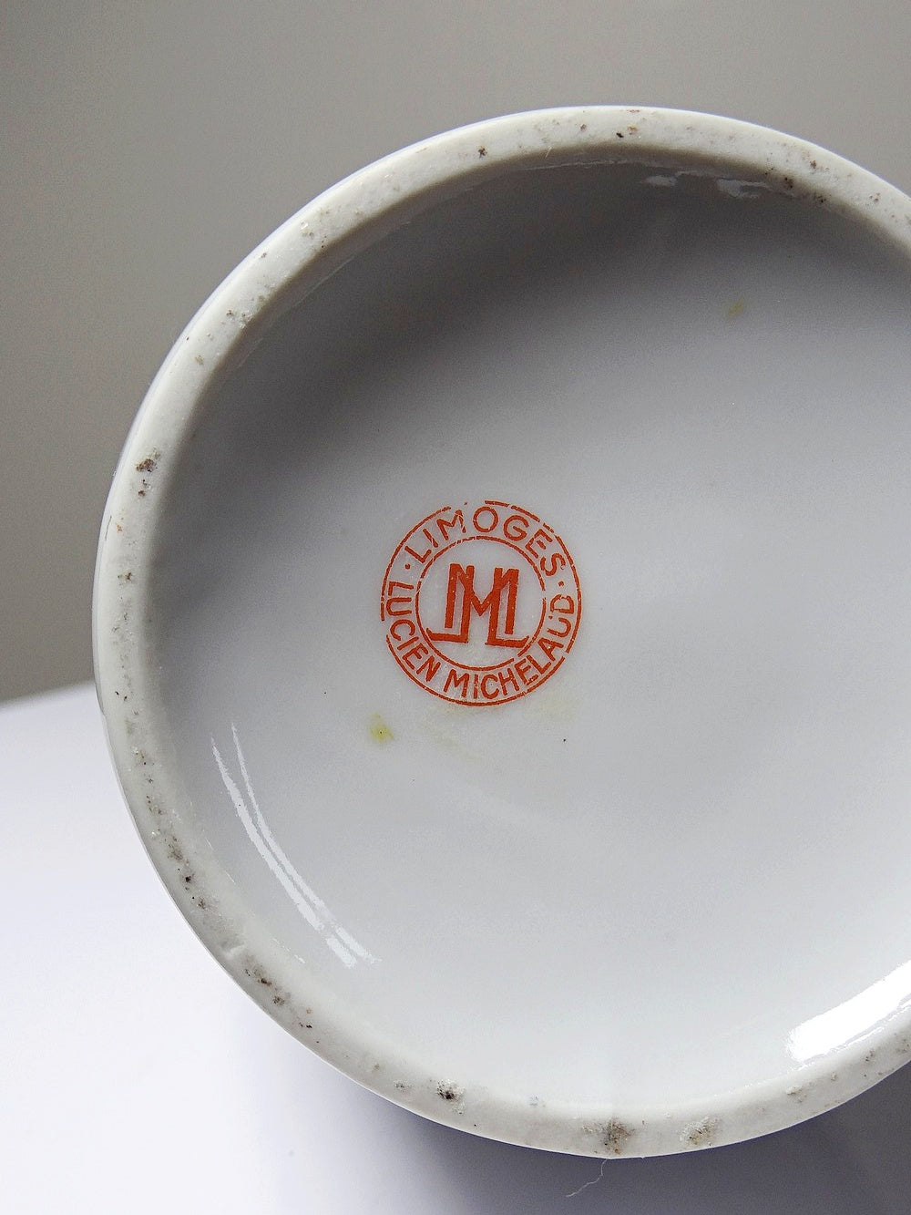 Vintage Vase Prunellia von Lucien Willmetz für Michelaud Limoges Robj Paris Stil