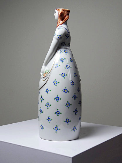 Vintage Vase Prunellia von Lucien Willmetz für Michelaud Limoges Robj Paris Stil