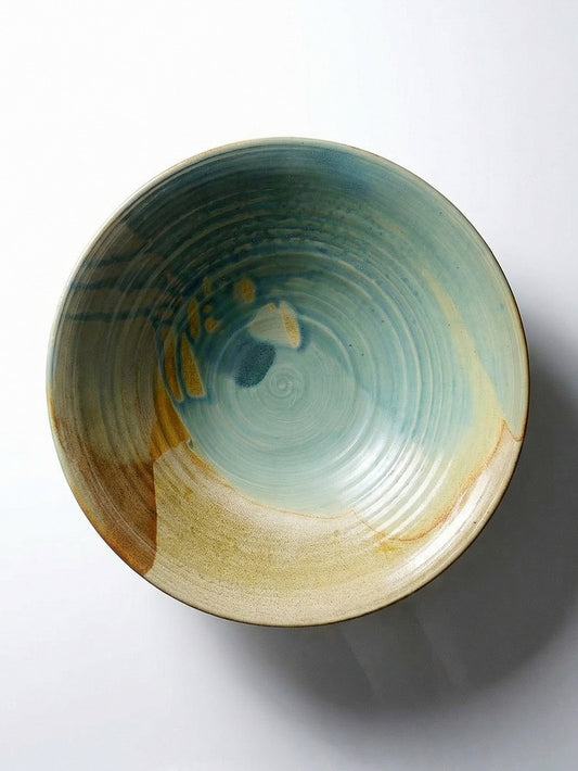 Vintage Obstschale von Egbert Boonstra für Kunsthandwerk Niederlande multicolor