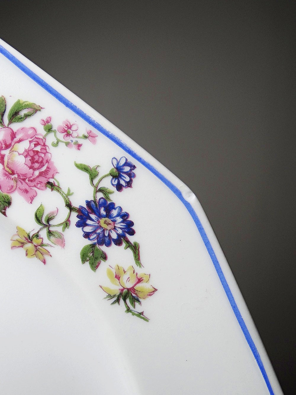 Vintage Teller Set von 4 von Bernardaud für Bernardaud Limoges floral