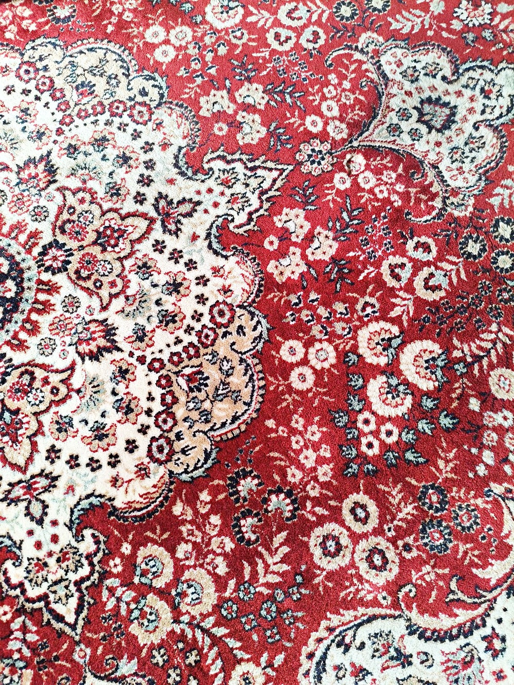 Vintage Teppich "Qualité Lussac" Perserdekor 240x340 cm aus Frankreich