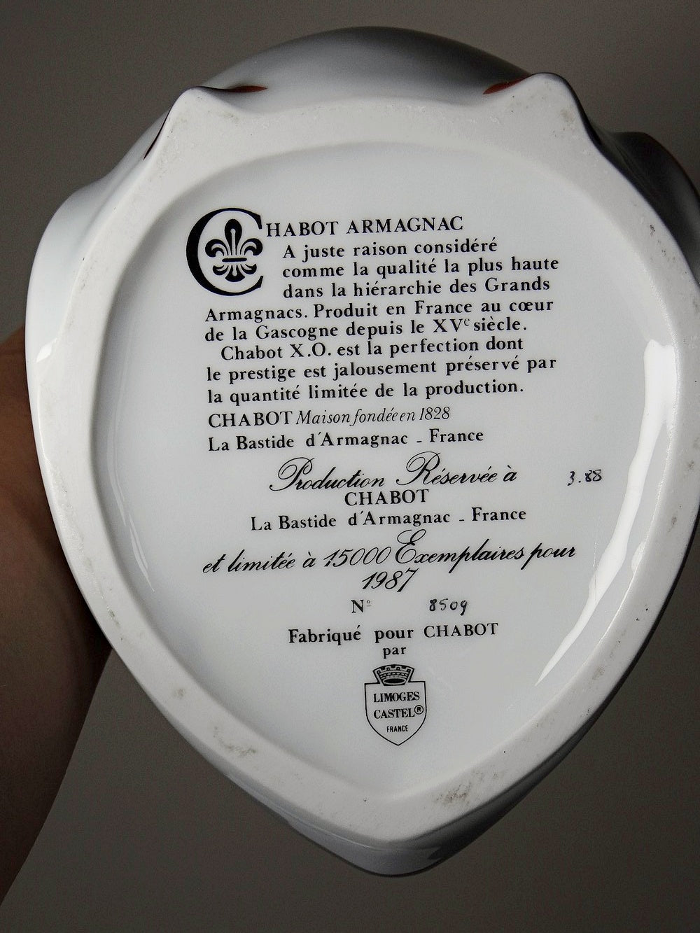 Vintage Karaffe Duo von Sandoz für Haviland und Castel Limoges für Chabot