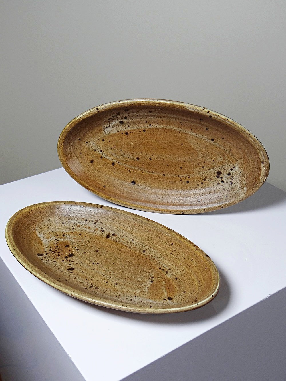 Vintage Schale von Salins für Salins Inaltérable oval braun