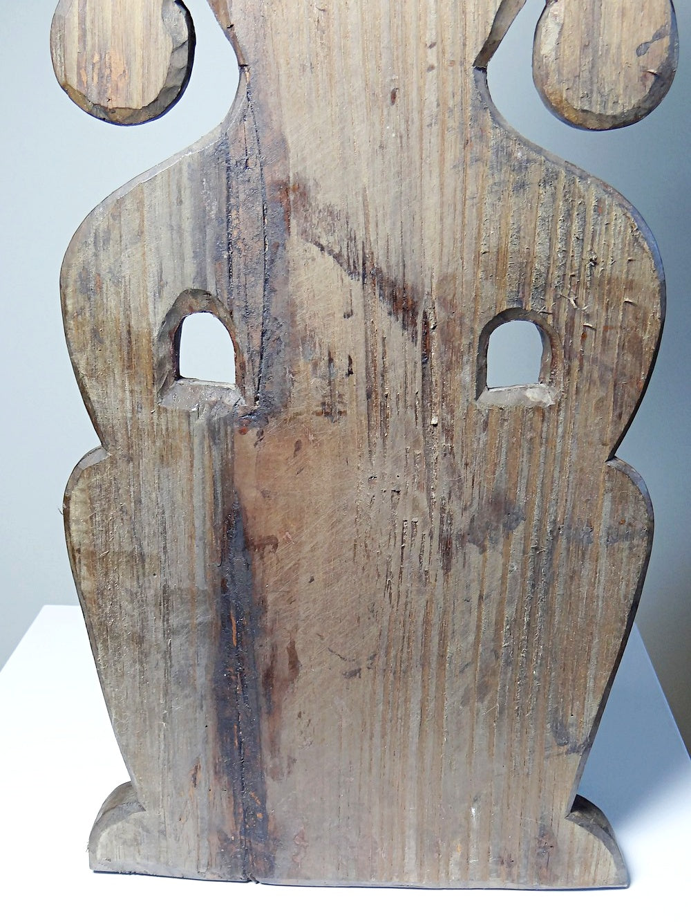 Vintage Wandskulptur aus Holz braun Dekoration