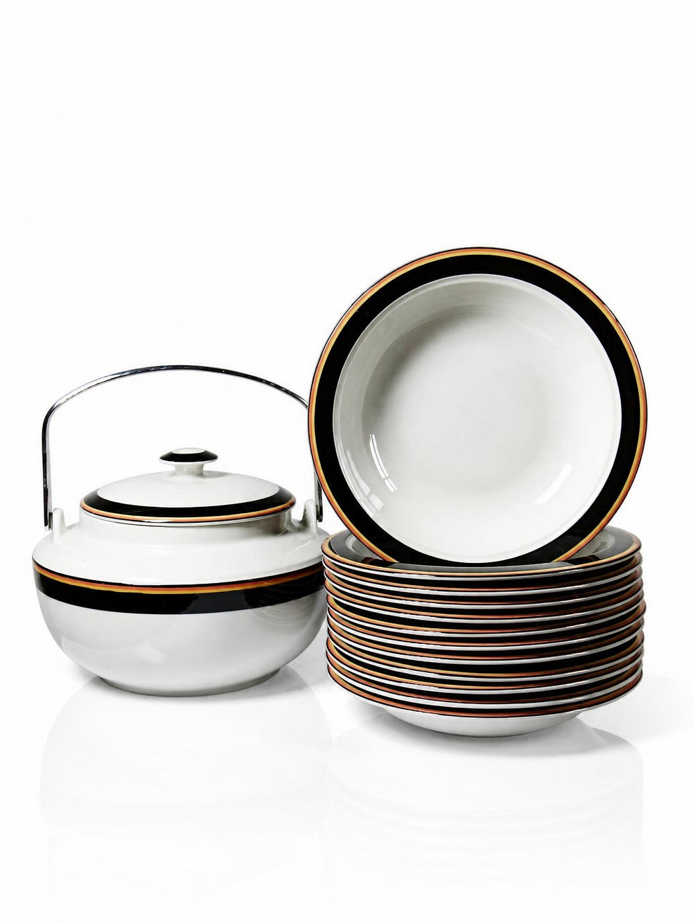 Vintage Suppen-Set "Reimari" von Inkeri Leivo für Arabia Finland
