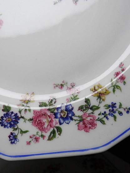Vintage Teller Set von 4 von Bernardaud für Bernardaud Limoges floral