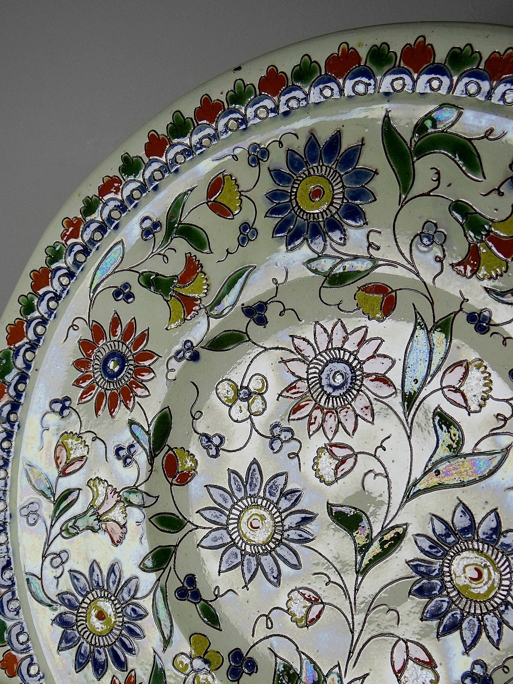 Vintage Emaille Schale von Schoch-Läderach für Schoch-Läderach selten
