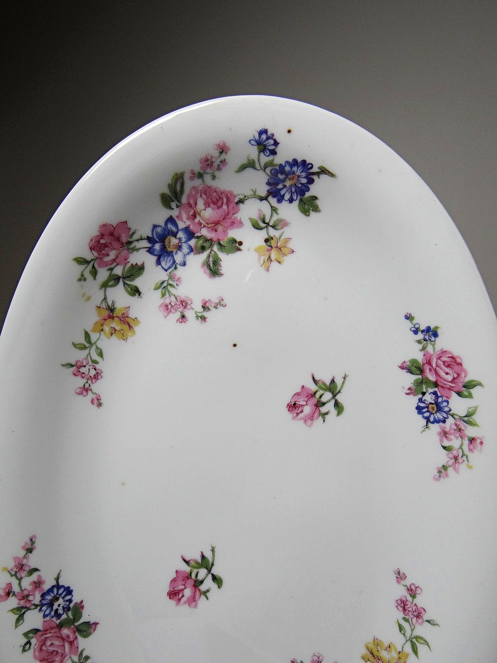 Vintage Schale Set von 2 von Bernardaud für B&C Italia floral