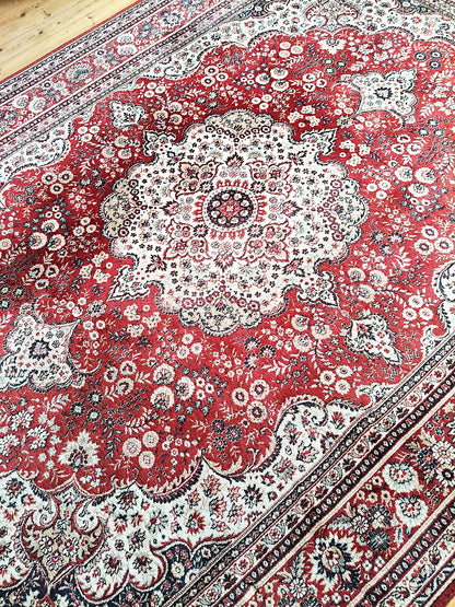 Vintage Teppich "Qualité Lussac" Perserdekor 240x340 cm aus Frankreich