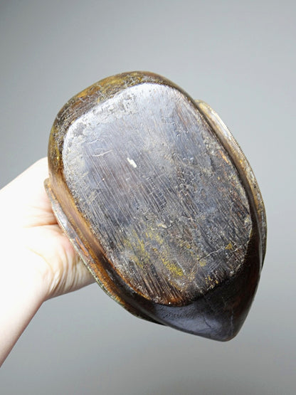 Vintage Ente MessingKunst Holzente Indienhandwerk Kupfer Messing