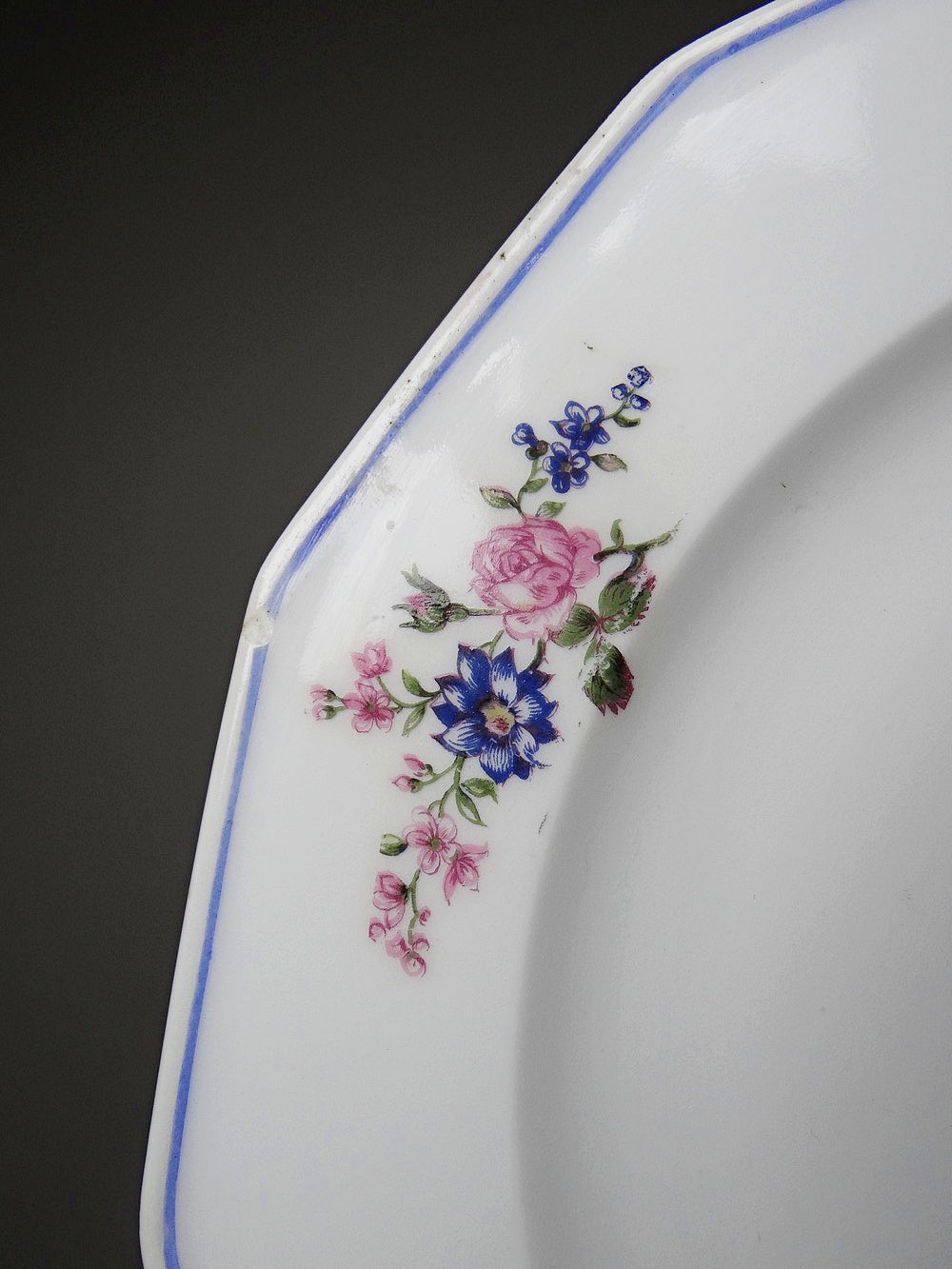 Vintage Teller Set von 4 von Bernardaud für Bernardaud Limoges floral