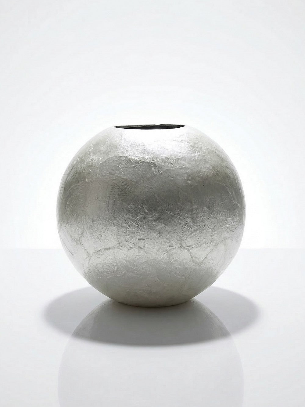 Vintage Vase aus Capizmuschel von Maisons du Monde beige