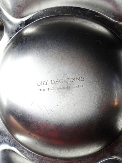 Vintage Servierplatte von Guy Degrenne für Guy Degrenne, Edelstahl 18/10