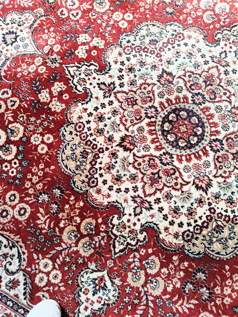 Vintage Teppich "Qualité Lussac" Perserdekor 240x340 cm aus Frankreich