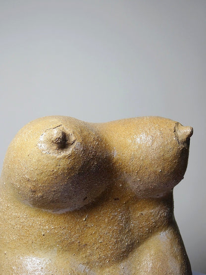 Vintage Venus Skulptur von JMB für Kunst Steinzeug braun