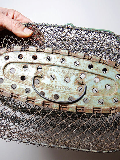 Vintage Fischreuse von Maillinox für Braun, Metall oxidiert