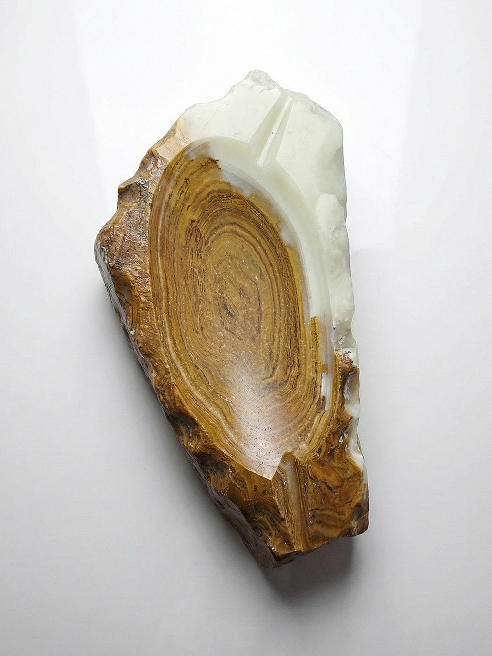 Vintage Aschenbecher aus grünem Onyx aus Italien, 1950er bis 1970er Jahre