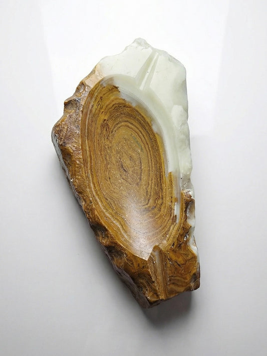 Vintage Aschenbecher aus grünem Onyx aus Italien, 1950er bis 1970er Jahre