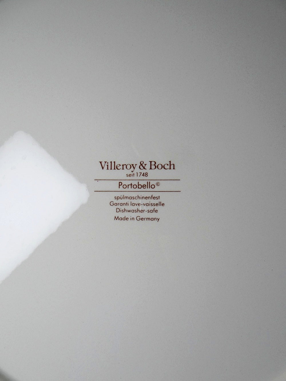Vintage Tortenplatte "Portobello" von Villeroy und Boch