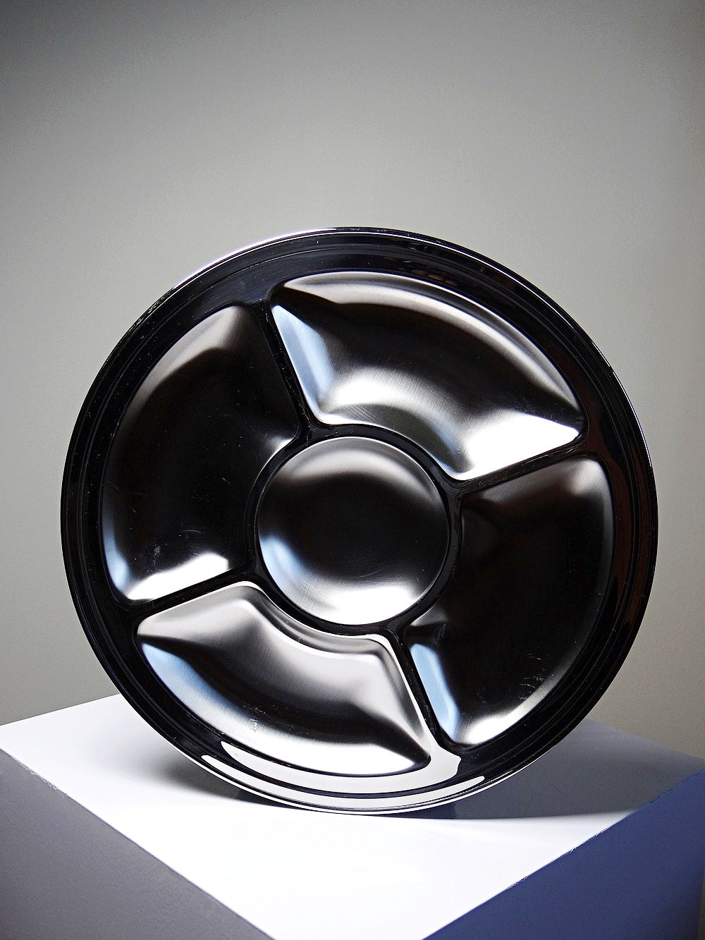 Vintage Servierplatte von Guy Degrenne für Guy Degrenne aus Edelstahl