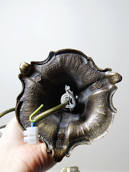 Vintage Kronleuchter von Mariner für Heritage Bronzekristall Muschelform