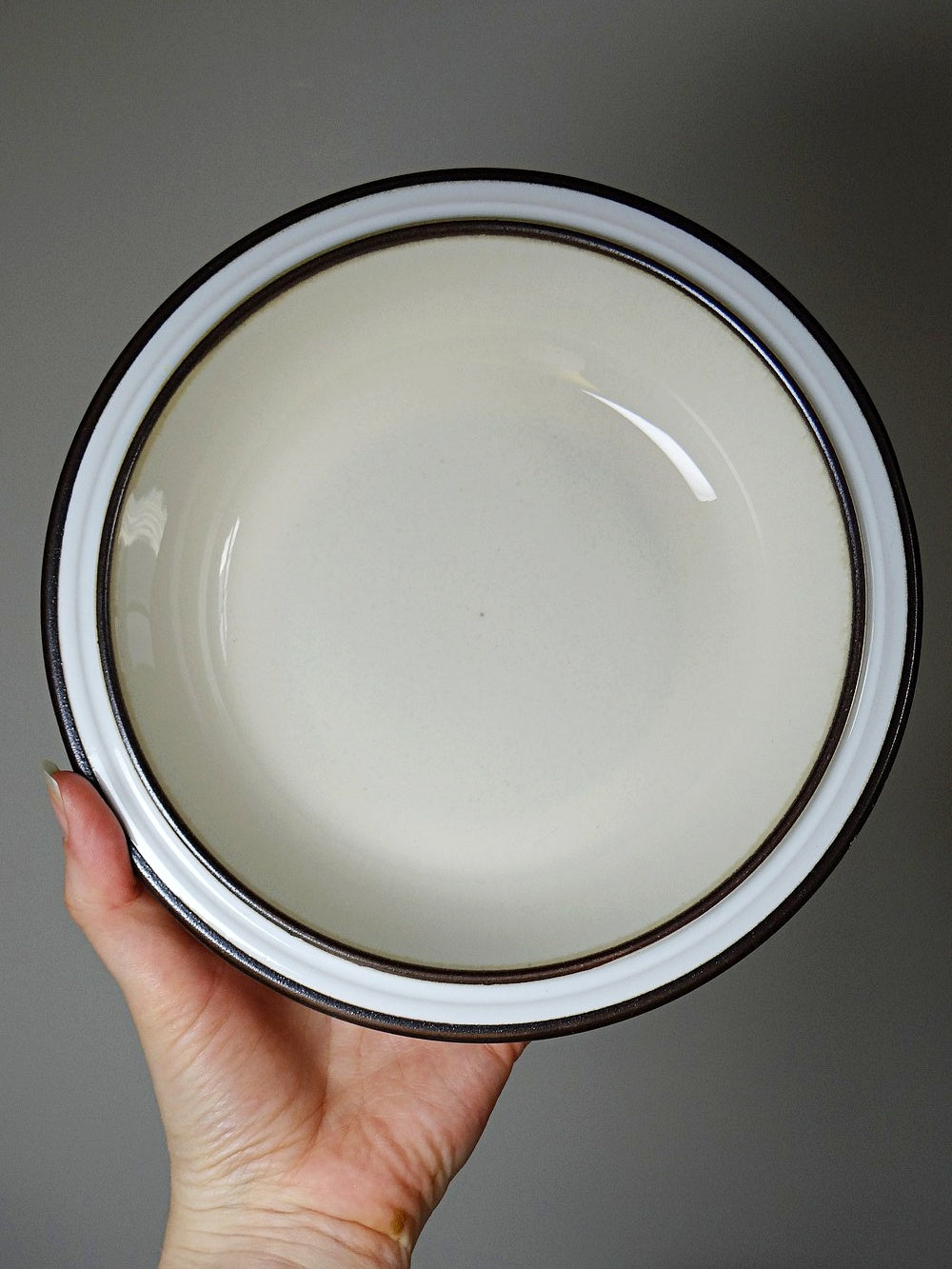 Set von 8 Vintage Schale Denby für Denby England