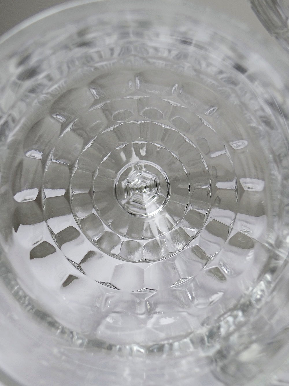 Vintage Glas Mónica von Crisal Glass durchsichtig transparent