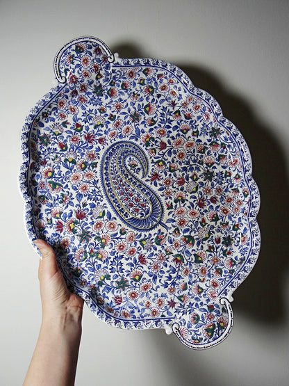 Vintage Tablett "Cachemire" von Gien