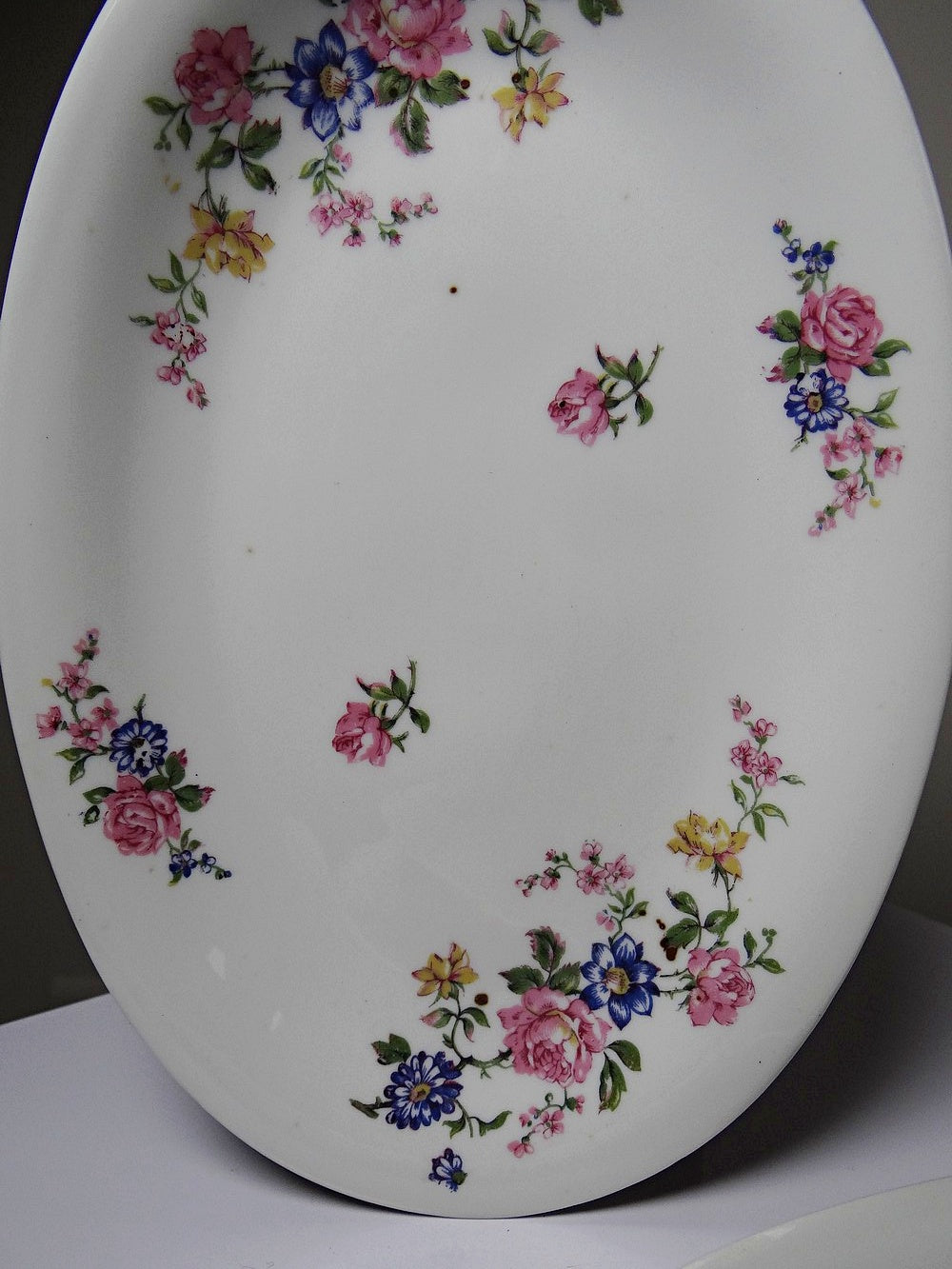 Vintage Schale Set von 2 von Bernardaud für B&C Italia floral