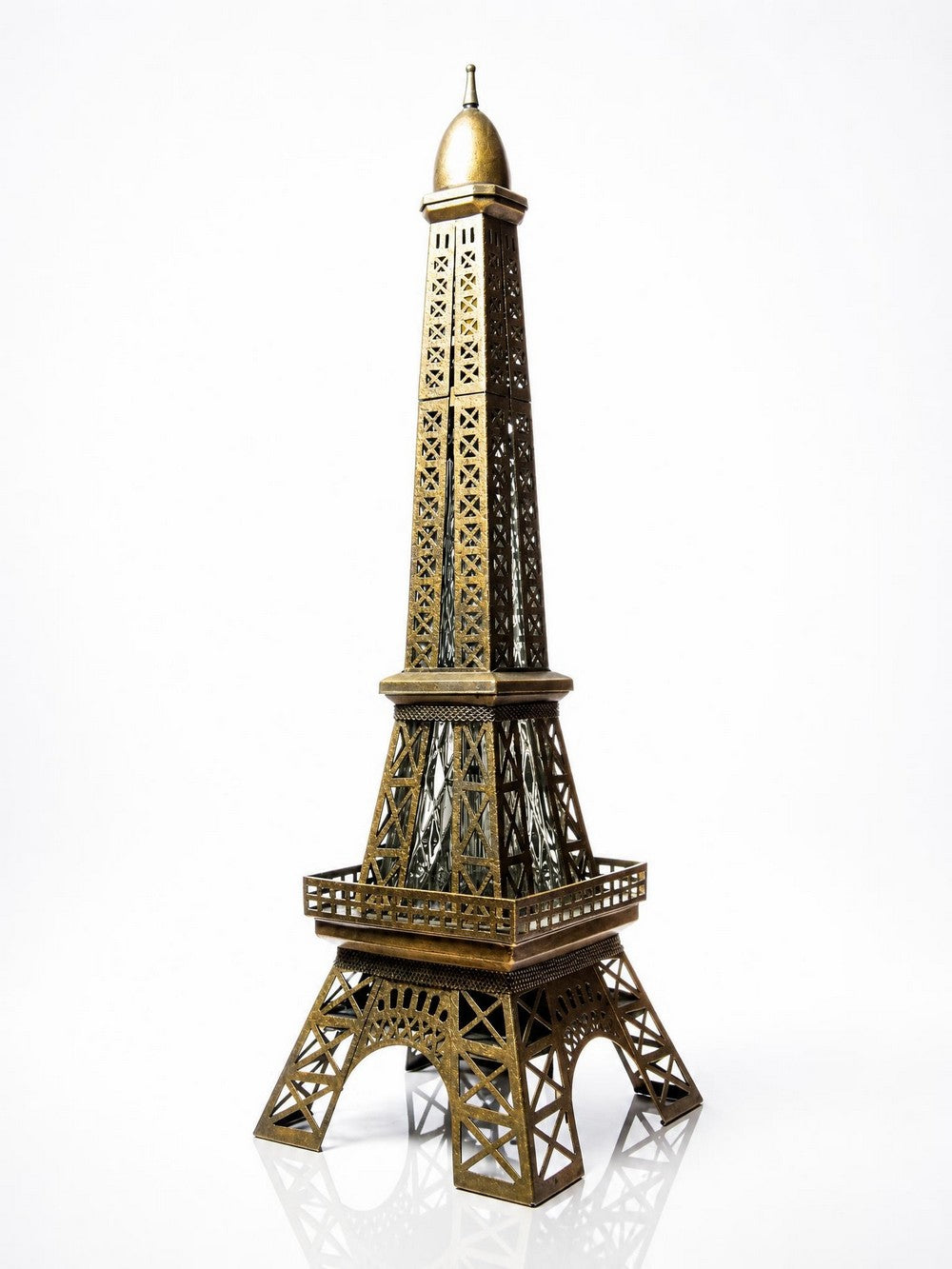 Vintage Likörflasche "Le Fiacre" Eiffelturm mit Spieluhr aus Japan