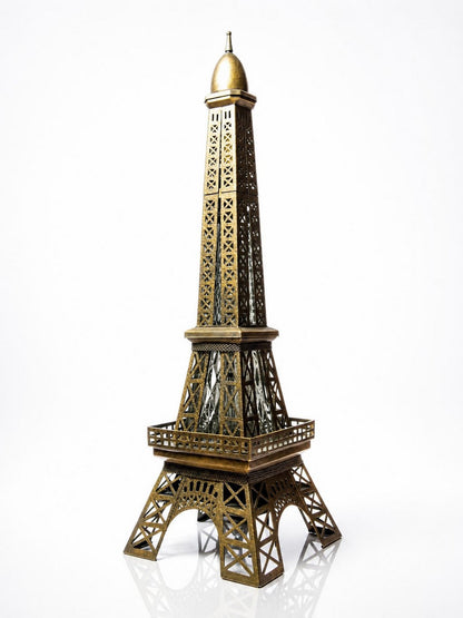 Vintage Likörflasche "Le Fiacre" Eiffelturm mit Spieluhr aus Japan