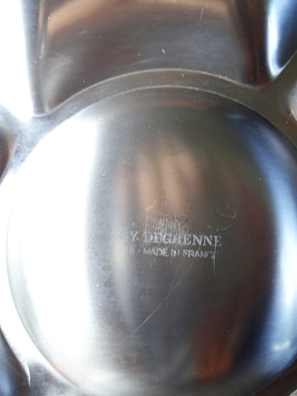 Vintage Servierplatte von Guy Degrenne für Guy Degrenne aus Edelstahl