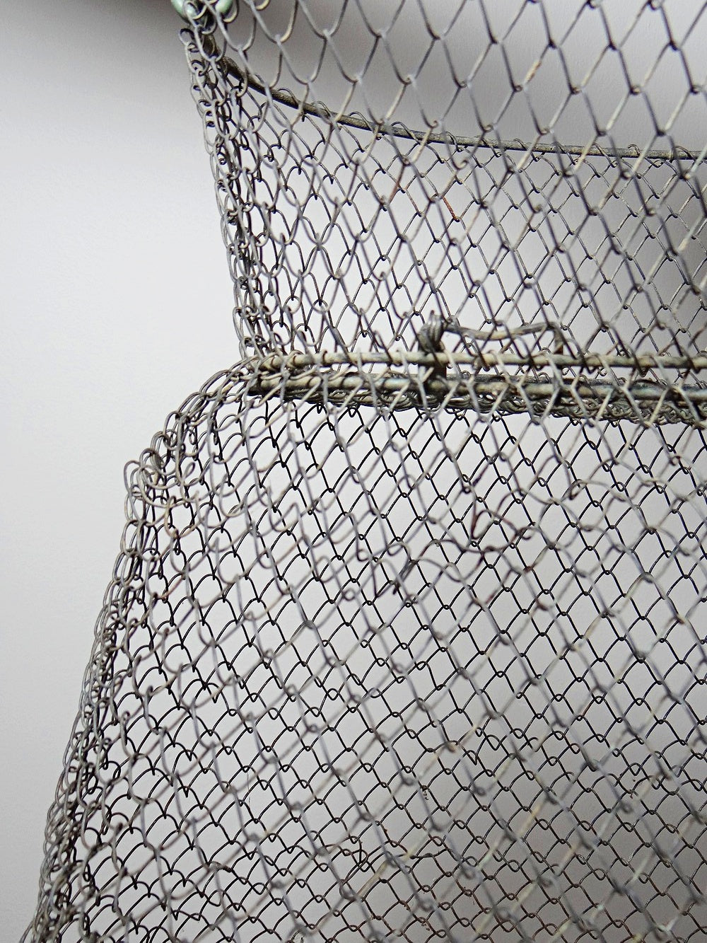 Vintage Fischreuse von Maillinox für Braun, Metall oxidiert