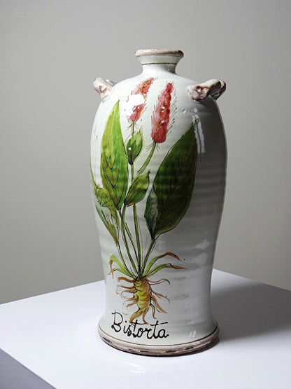 Vintage Vase Bistorta handbemalt für AM D Frankreich