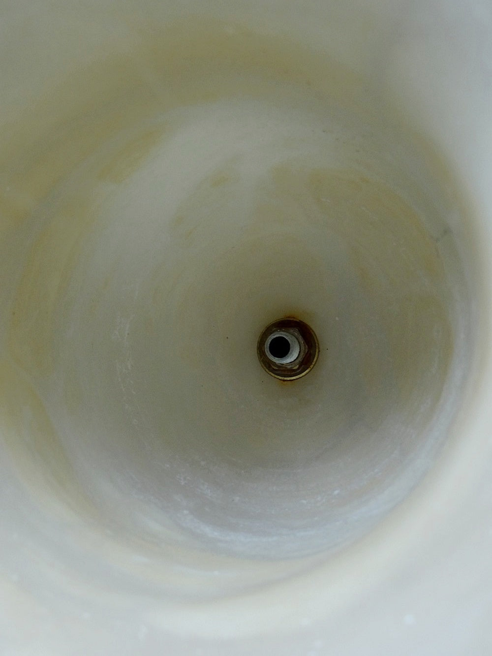 Vintage Medici Vase Alabastermarmor gelb Dekoration
