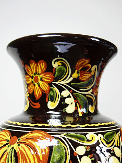 Vintage Vase MHV Hungarn handglasiert