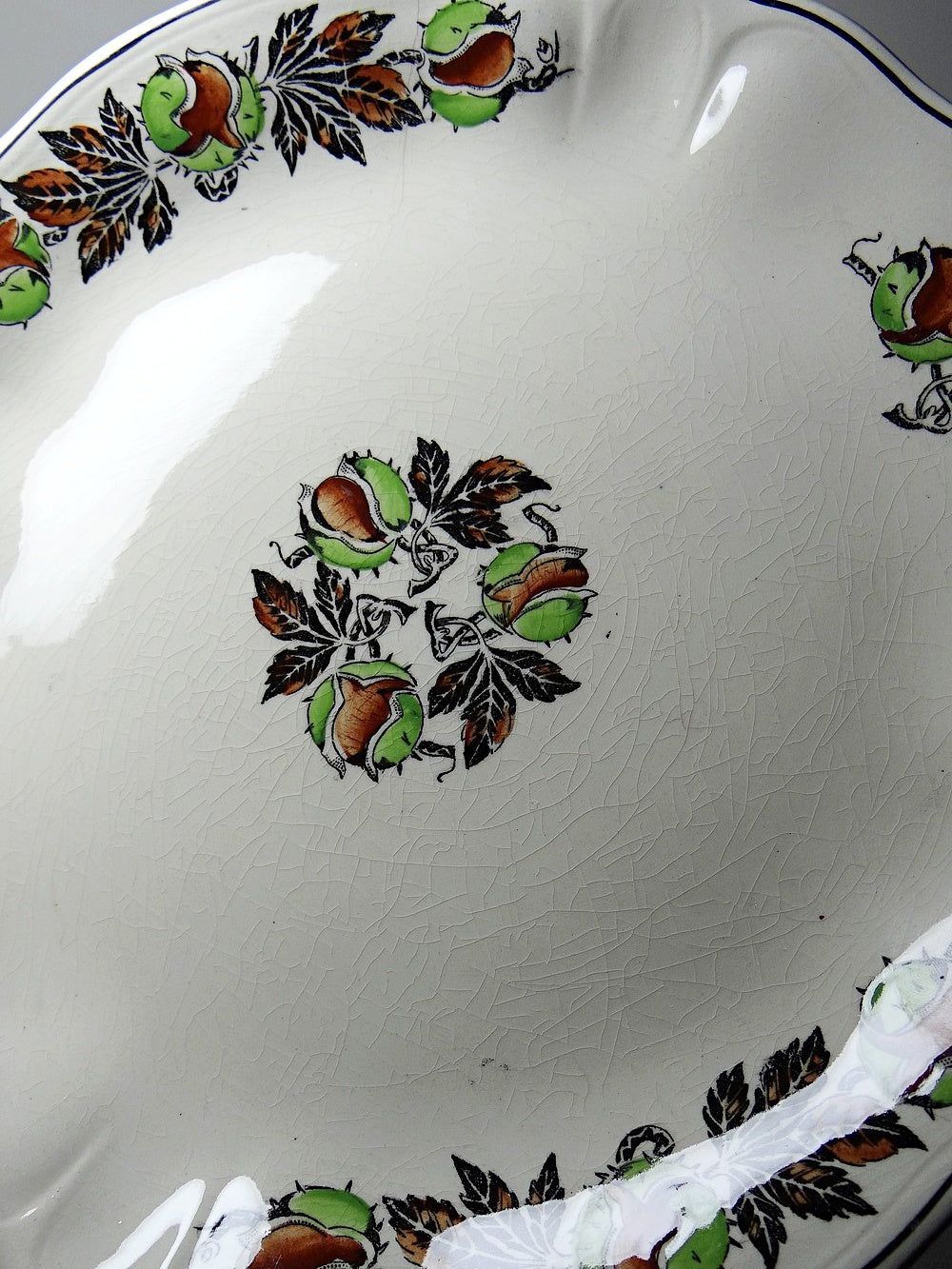 Vintage Obstschale "Marrons" von Longchamp polychrom