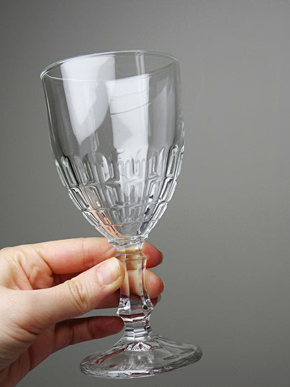 Vintage Glas Mónica von Crisal Glass durchsichtig transparent