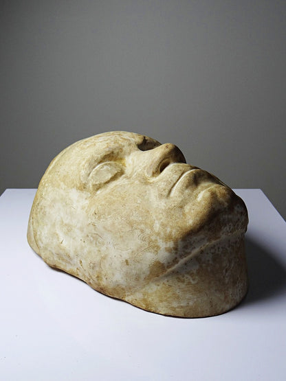 Vintage Beethoven Totenmaske aus Gips