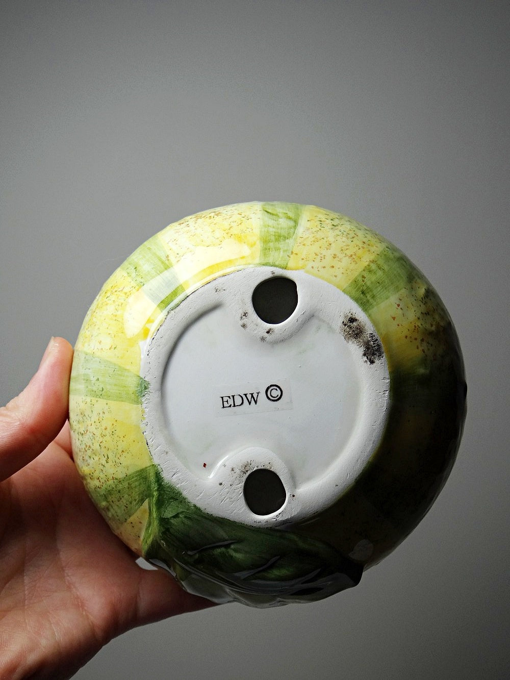 Vintage Schale Melone schwarz für EDW ©