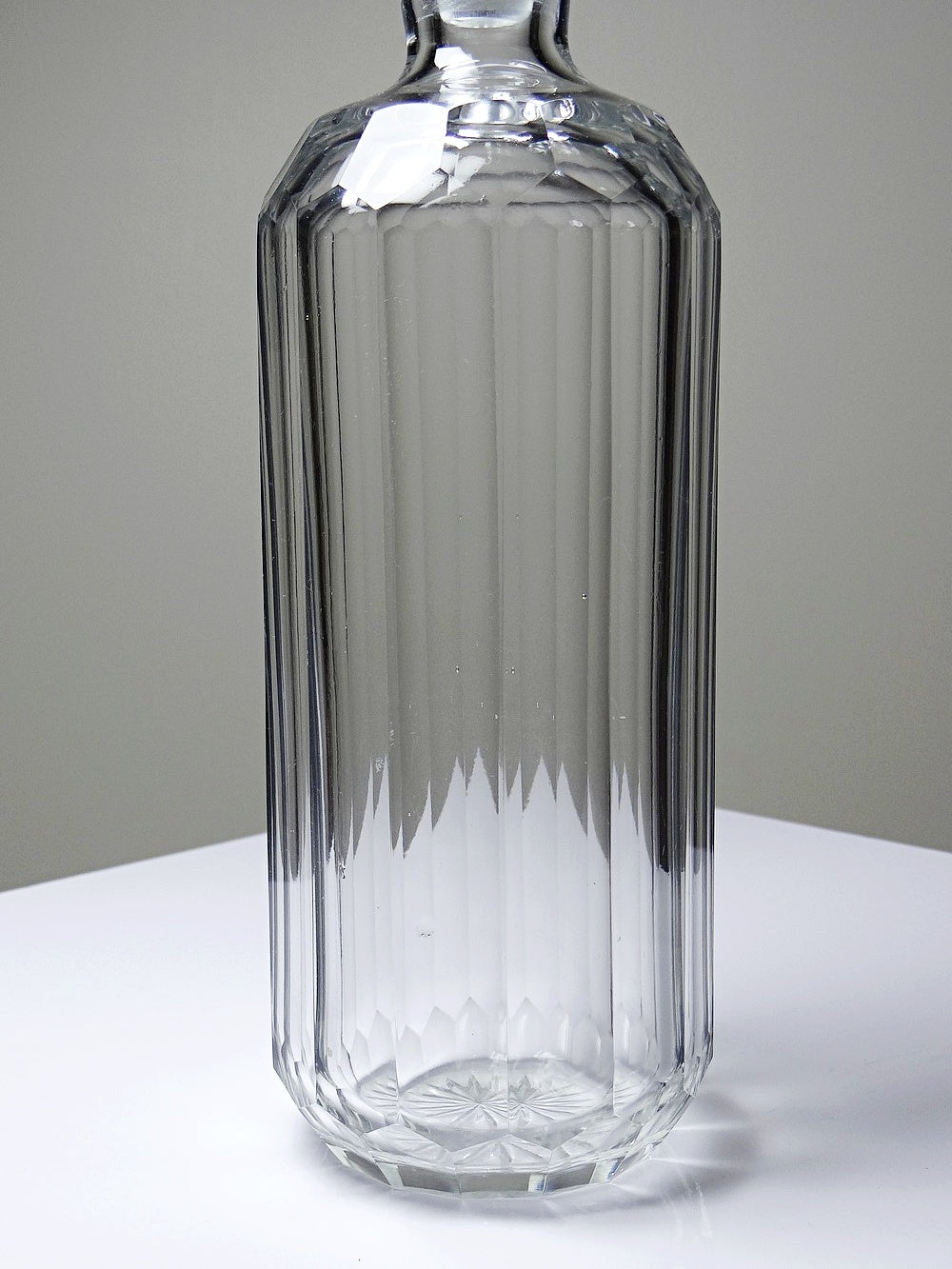 Vintage Whisky Karaffe von Elis Bergh für Baccarat klar, grün