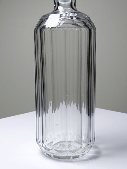 Vintage Whisky Karaffe von Elis Bergh für Baccarat klar, grün