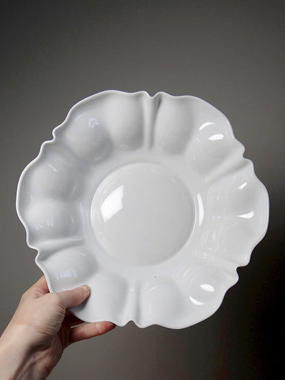 Vintage Schale von Limoges France für Limoges France weiß grau blau