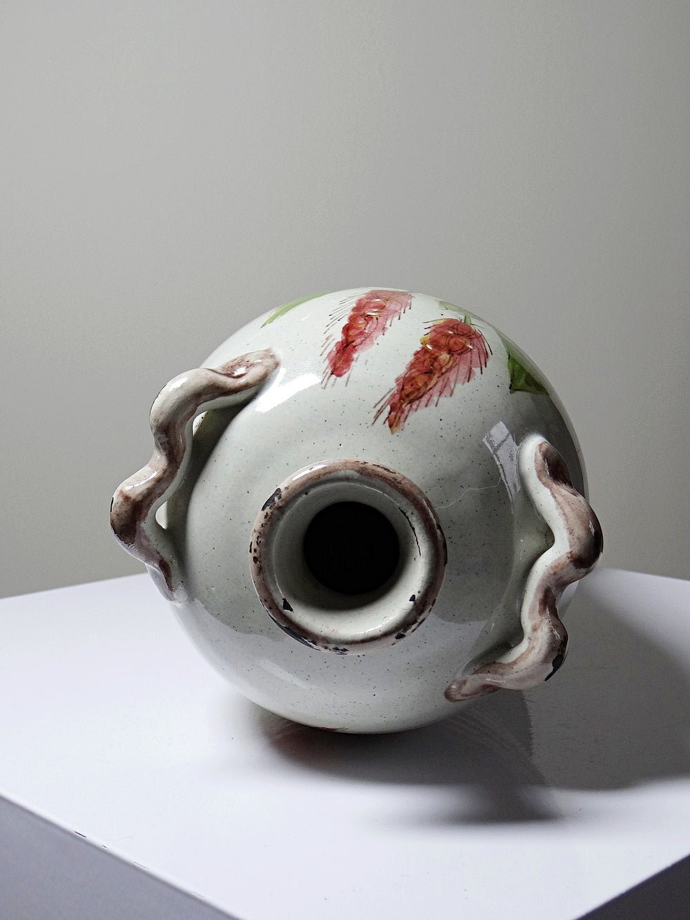 Vintage Vase Bistorta handbemalt für AM D Frankreich