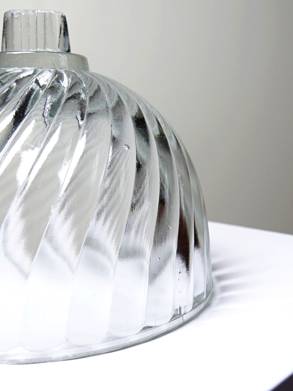 Vintage Servierglocke Torse/Torsade von Baccarat für Baccarat durchsichtig