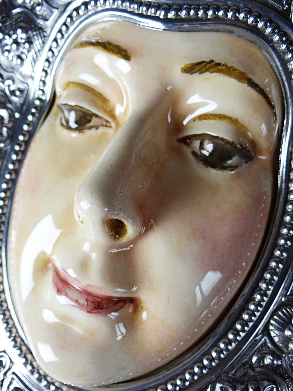 Vintage Wand Ex-Voto Vierge du Rocío, Spanien
