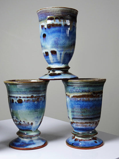 Vintage Mazagran Set von 5, glasiert, Frankreich