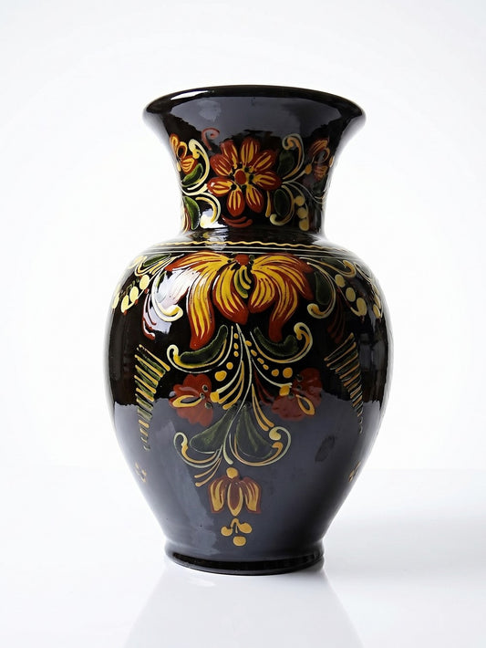 Vintage Vase MHV Hungarn handglasiert