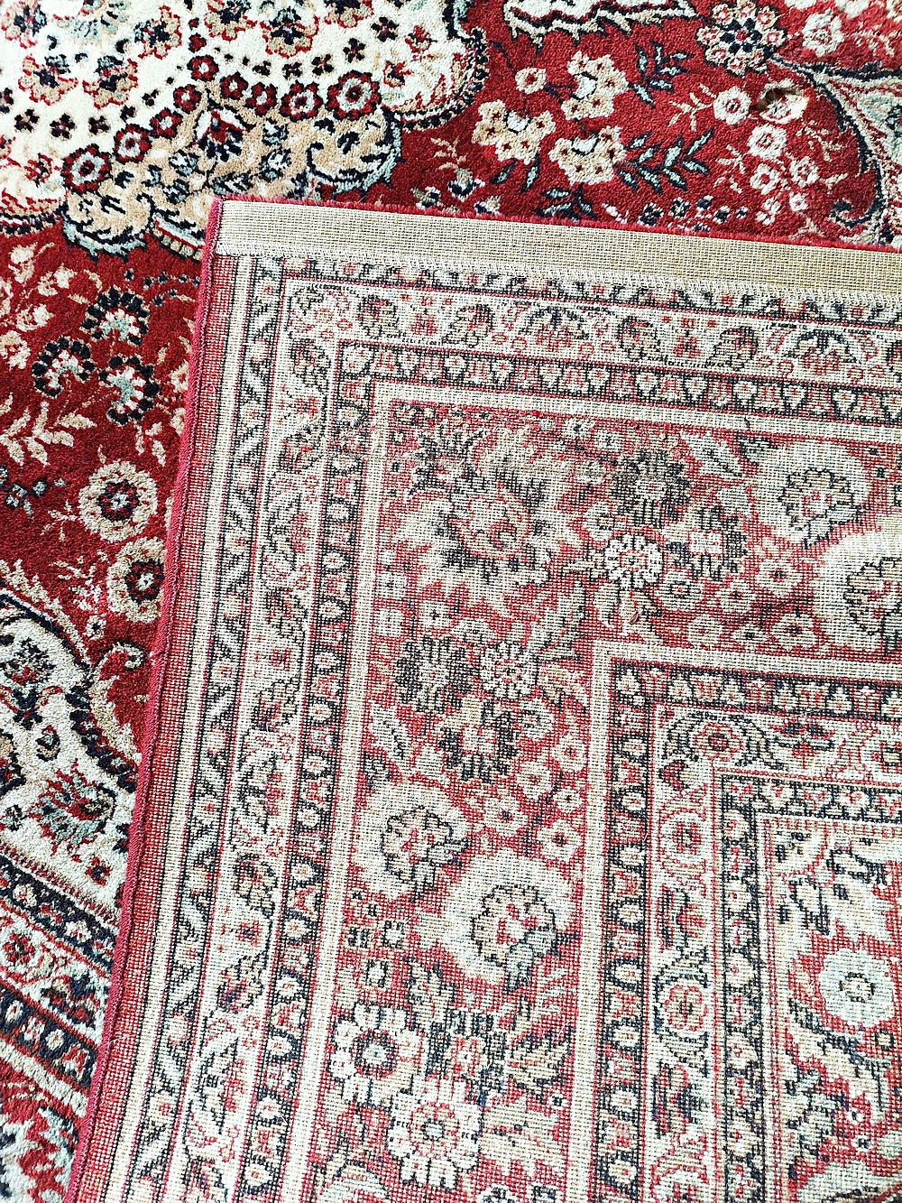 Vintage Teppich "Qualité Lussac" Perserdekor 240x340 cm aus Frankreich